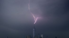 Lightning strike zaps NYC’s One World Trade Center as 1 hurt in severe thunderstorms