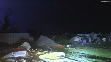 Tornado damage reported in Oklahoma as powerful storms tear across central US