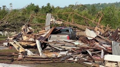 1 dead after catastrophic tornado levels Barnsdall, Oklahoma: 'Total destruction'