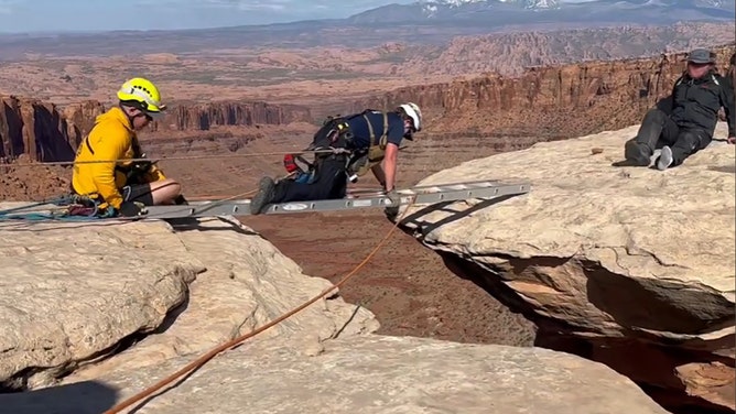 An injured and stranded hiker found himself in a perilous situation on top of a Utah hoodoo during a rescue mission that lasted nearly three hours.