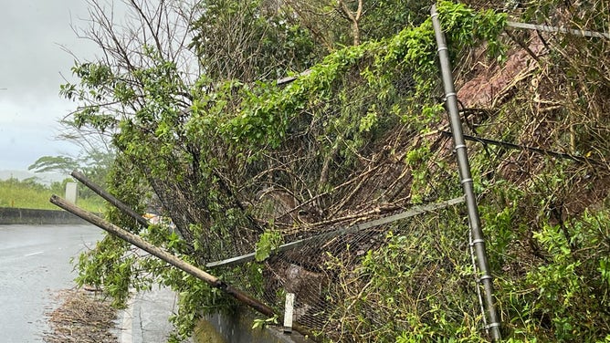 Flooding and mudslides in Hawaii