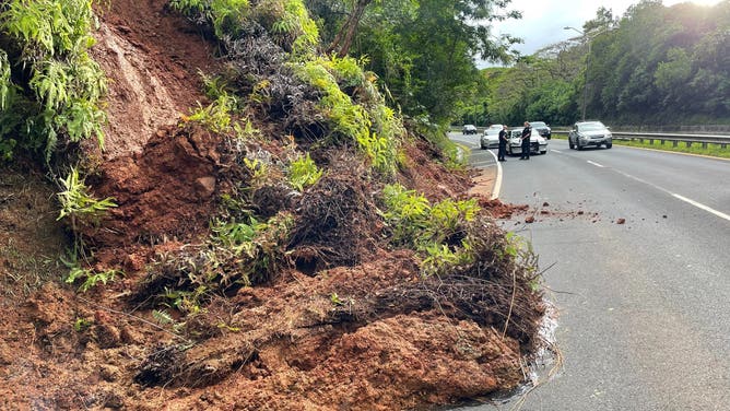 Flooding and mudslides in Hawaii