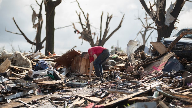 Damage and several deaths were reported in Greenfield, Iowa, on Tuesday after a large and violent tornado struck the town located about 60 miles southwest of Des Moines.