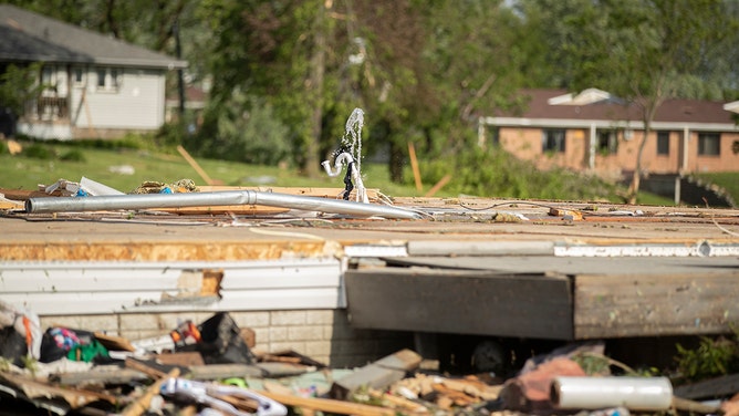 Damage and several deaths were reported in Greenfield, Iowa, on Tuesday after a large and violent tornado struck the town located about 60 miles southwest of Des Moines.