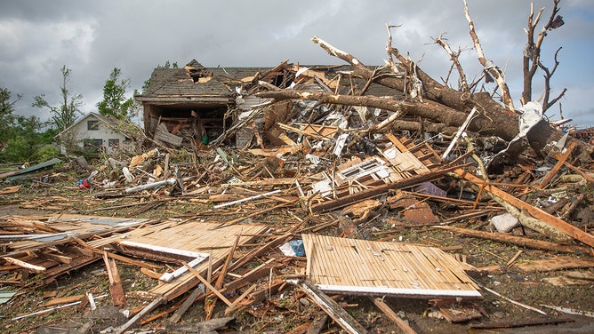 Damage and several deaths were reported in Greenfield, Iowa, on Tuesday after a large and violent tornado struck the town located about 60 miles southwest of Des Moines.