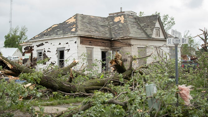 Damage and several deaths were reported in Greenfield, Iowa, on Tuesday after a large and violent tornado struck the town located about 60 miles southwest of Des Moines.