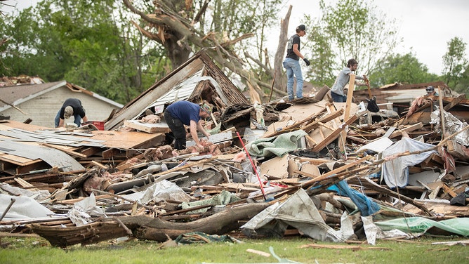 Damage and several deaths were reported in Greenfield, Iowa, on Tuesday after a large and violent tornado struck the town located about 60 miles southwest of Des Moines.