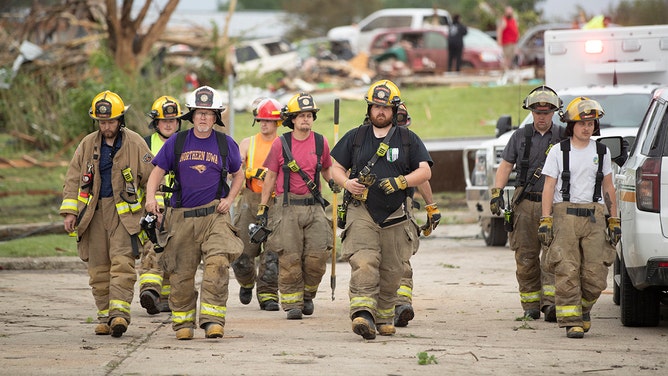 Damage and several deaths were reported in Greenfield, Iowa, on Tuesday after a large and violent tornado struck the town located about 60 miles southwest of Des Moines.