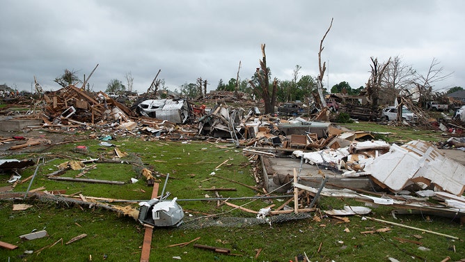 Damage and several deaths were reported in Greenfield, Iowa, on Tuesday after a large and violent tornado struck the town located about 60 miles southwest of Des Moines.