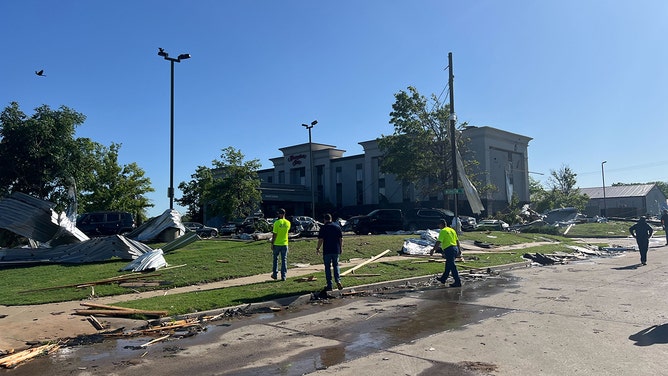 At least four tornadoes have been confirmed to have hit Oklahoma since Monday. One of the tornadoes caused significant damage to a Hampton Inn hotel in Bartlesville. Matthew Macedo captured a video of the damage inside his room on the third floor.