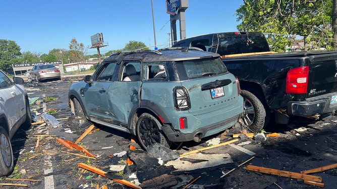 At least four tornadoes have been confirmed to have hit Oklahoma since Monday. One of the tornadoes caused significant damage to a Hampton Inn hotel in Bartlesville. Matthew Macedo captured a video of the damage inside his room on the third floor.
