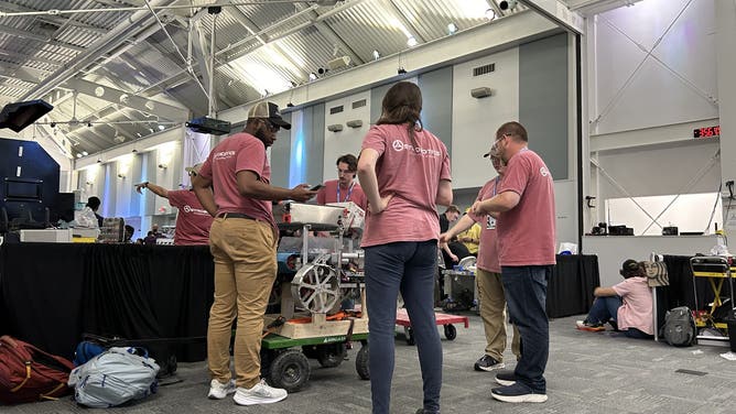 Scenes from the NASA's Lunabotics Competition at The Astronauts Memorial Foundation’s Center for Space Education at the Kennedy Space Center Visitor Complex on May 16, 2024. 