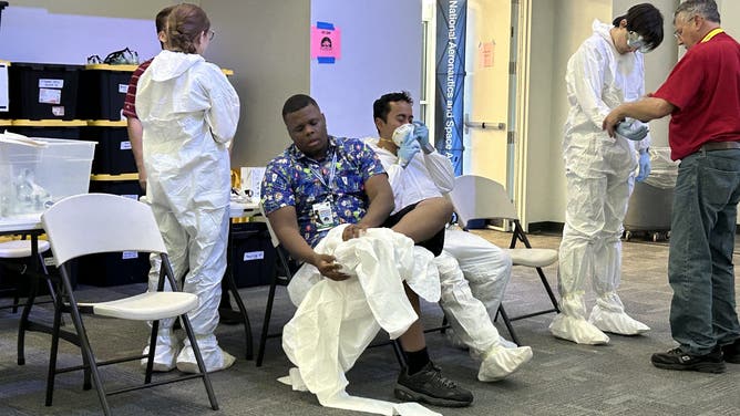 Scenes from the NASA's Lunabotics Competition at The Astronauts Memorial Foundation’s Center for Space Education at the Kennedy Space Center Visitor Complex on May 16, 2024. (Image: Emilee Speck/FOX Weather)