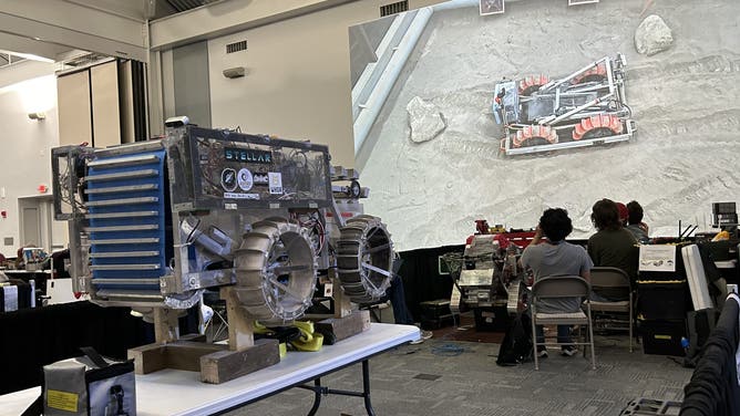 Scenes from the NASA's Lunabotics Competition at The Astronauts Memorial Foundation’s Center for Space Education at the Kennedy Space Center Visitor Complex on May 16, 2024. (Image: Emilee Speck/FOX Weather)