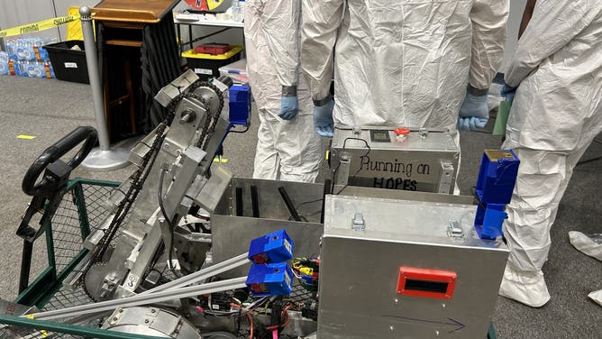Scenes from the NASA's Lunabotics Competition at The Astronauts Memorial Foundation’s Center for Space Education at the Kennedy Space Center Visitor Complex on May 16, 2024. (Image: Emilee Speck/FOX Weather)