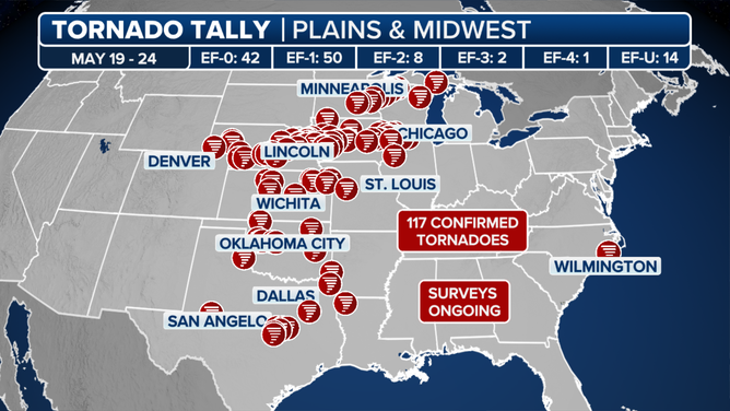 May 19-23 Tornado Tally