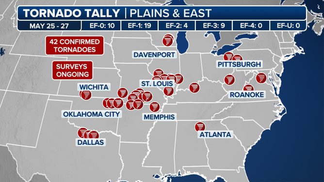 May 24-27 Tornado Tally