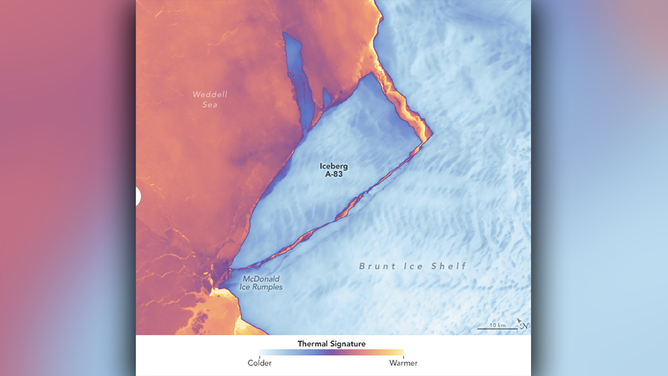 A large wedge of ice broke from Antarctica’s Brunt Ice Shelf in late May 2024, the most recent in a series of notable icebergs spawned by the shelf in the past few years.