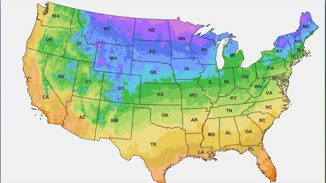 Image of the Plant Hardiness Map.