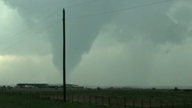 Jones County, Texas tornado on Thursday evening