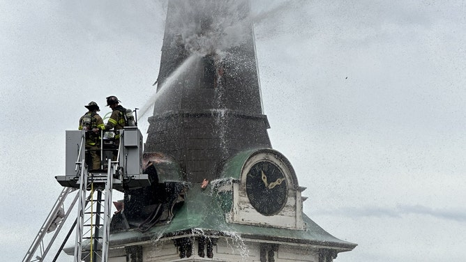 Fire burns Madison church