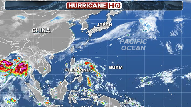 Tracking the tropics: Western Pacific Ocean satellite