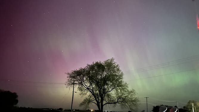 Aurora show from Extreme Geomagnetic storm
