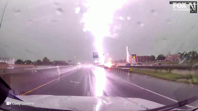 Texas lightning strike