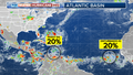 Tropical disturbance 94L, second disturbance being monitored for possible development in Atlantic
