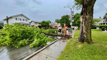 2 dead after severe weather tears across Northeast downing trees, knocking out power