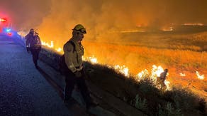 California firefighters battling Corral Fire now face triple-digit heat
