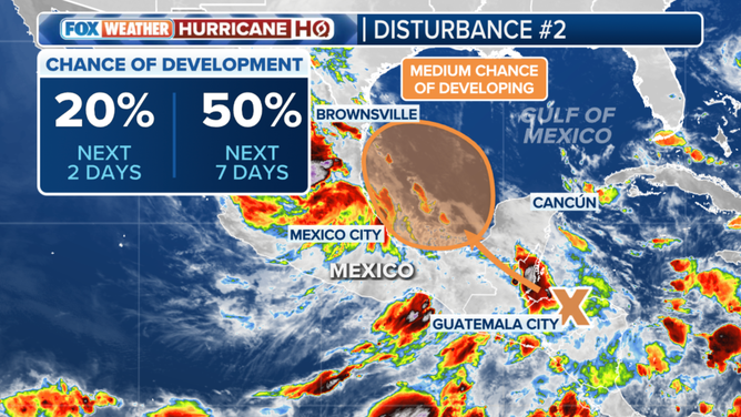 The National Hurricane Center is watching a new system in the Gulf of Mexico for potential development.