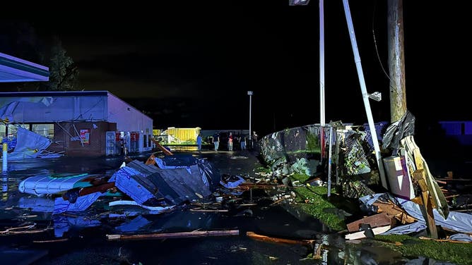 Severe storms early Thursday morning significantly damaged the central Ohio town of Frazeysburg when a tornado swept through the area. 