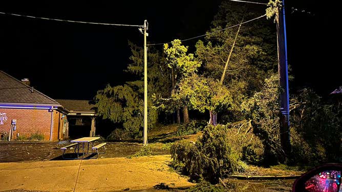 Severe storms early Thursday morning significantly damaged the central Ohio town of Frazeysburg when a tornado swept through the area.