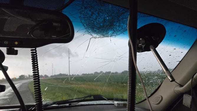 Baseball-size hail impacts eastern Nebraska