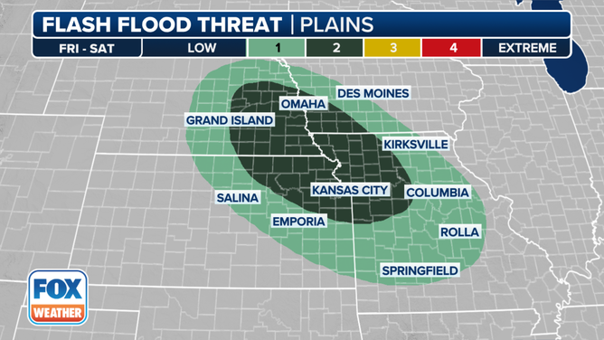 Friday Flash Flood Outlook