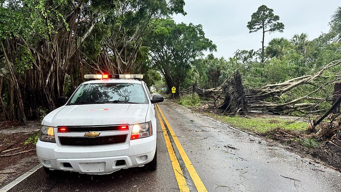 Portions of Jupiter Island were inaccessible after trees were knocked down by a possible tornado. Martin County Fire Rescue said it was working to clear the affected roads.
