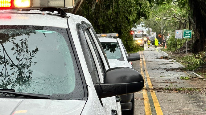 Portions of Jupiter Island were inaccessible after trees were knocked down by a possible tornado. Martin County Fire Rescue said it was working to clear the affected roads.