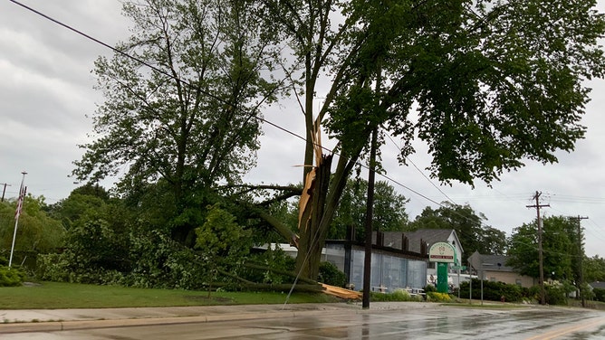 Michigan State Police said significant damage was seen along the lakeshore of Lake Michigan in western Lower Michigan.