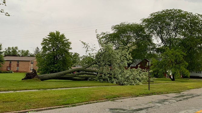 Michigan State Police said significant damage was seen along the lakeshore of Lake Michigan in western Lower Michigan.