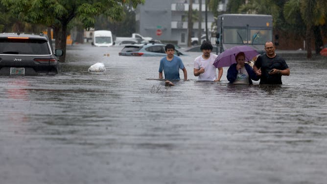 Rain Storms Inundate Southern Florida