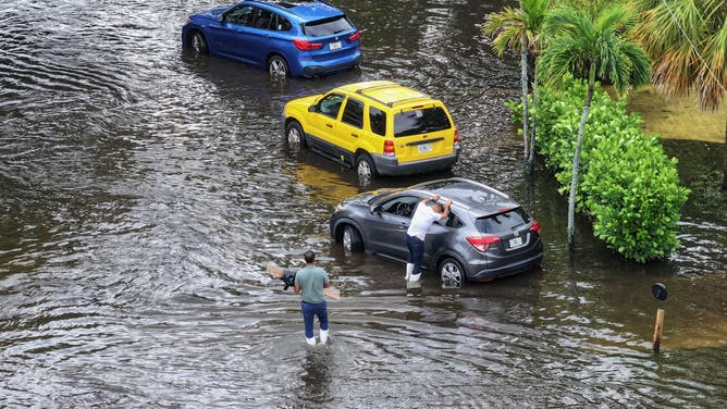 Rain Storms Inundate Southern Florida