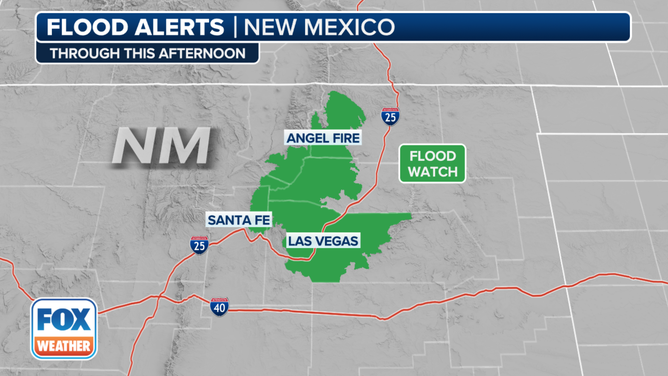 New Mexico flood alerts through Monday afternoon.