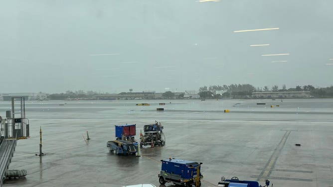 Airplane traffic slowed to a near standstill as thunderstorms were just too much for systems to handle.