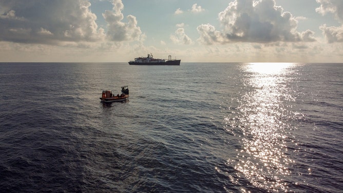 Texas A&M University students aboard the TS Kennedy in the Gulf of Mexico rescued three people from a stranded vessel over the weekend.