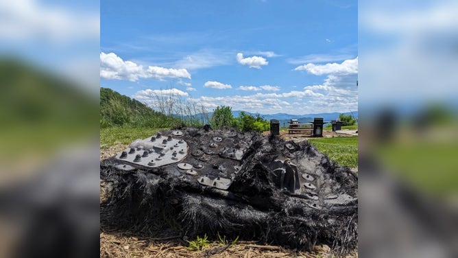 Piece of space debris found in rural North Carolina in May.