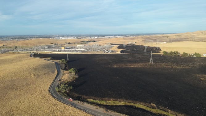 The Patterson Fire in Altamont, California on Monday, June 3, 2024.