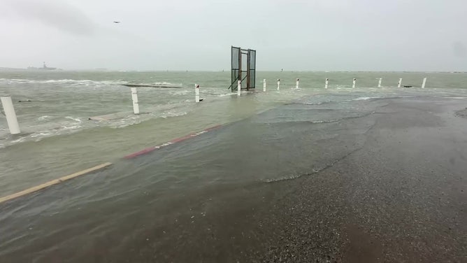 Stormy weather in Corpus Christi, Texas