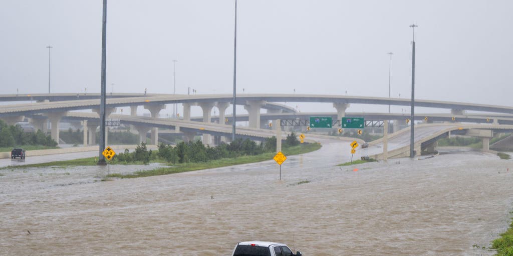 Houston battered by Beryl’s deadly powerful 80+ mph winds, intense rainfall: ‘Hunker down – avoid all travel’