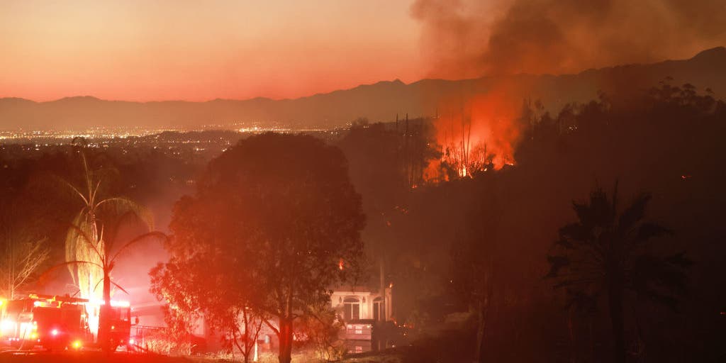 Riverside County wildfires destroy - GettyImages 2162356388 